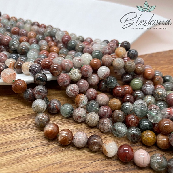  Кварц Фантомный зелено-оранжевый 9 мм