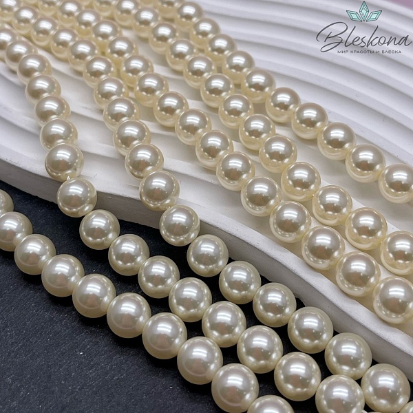 Жемчуг Майорка, цвет айвори 10 мм