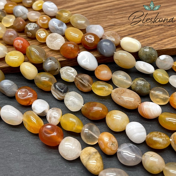 Агат галтовка (11-13)*(10-11) мм