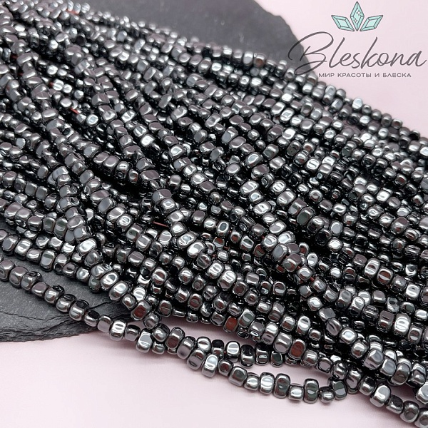 5-6 мм Гематин сколы шлифованные, имитация