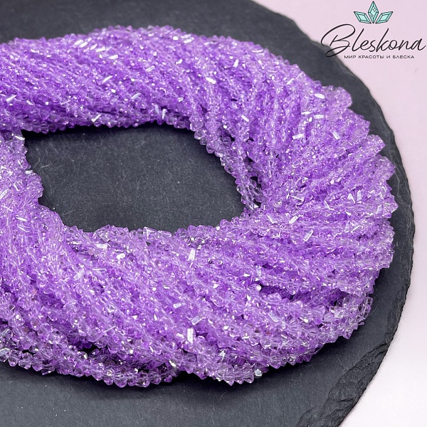 Чешское стекло №27 4,5 мм треугольник