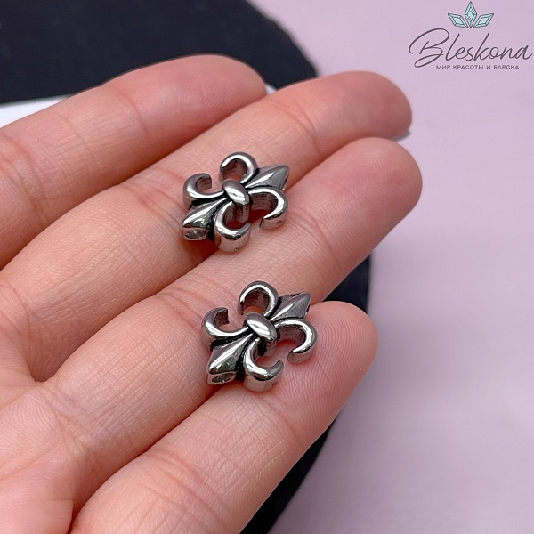 18*12 мм, Коннектор Готическая Лилия