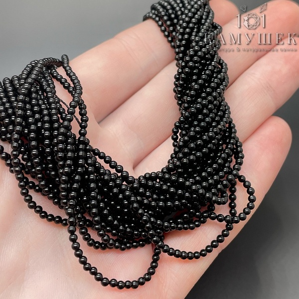 Агат черный 2 мм 