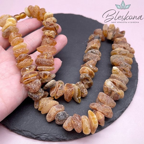 Янтарь крошка на увеличение  10-21 мм
