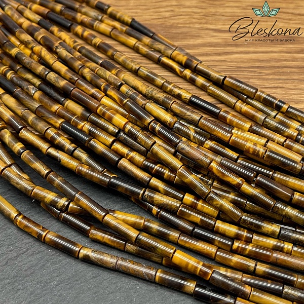 Тигровый глаз трубочки 13*4,3 мм 