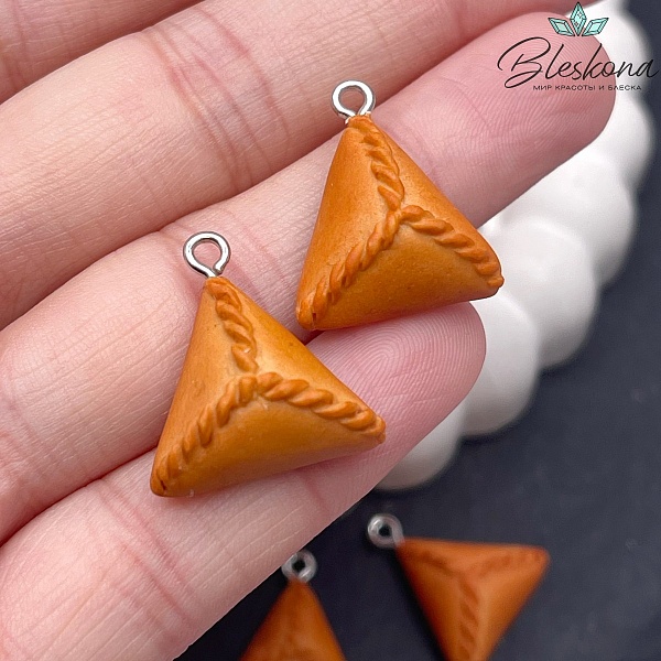 18 мм, Цвет серебро, Подвеска Эчпочмак (Этно)