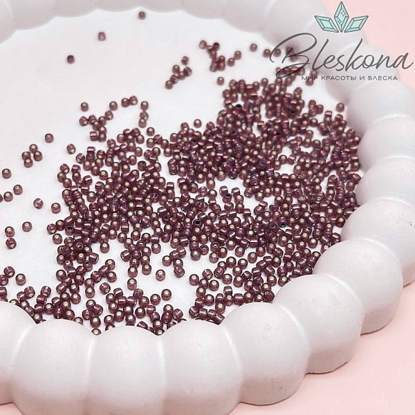 Бисер TOHO round 11/0 цвет №2114 (оттенок пурпурного)