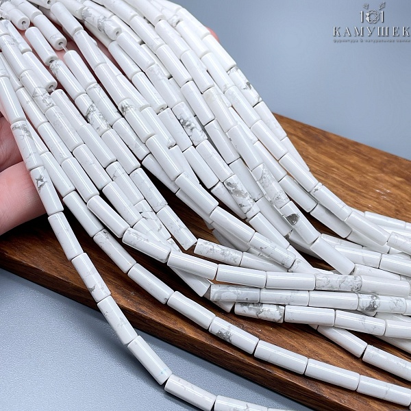 Магнезит (Говлит) трубочки 13*4 мм