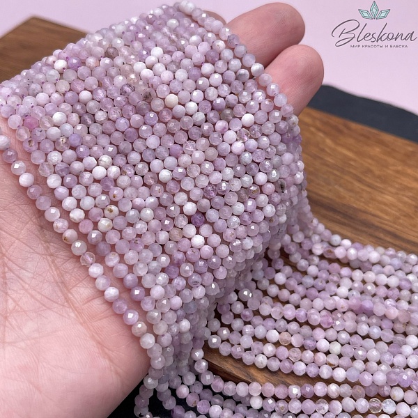 Кунцит алмазная огранка №2 3,5 мм