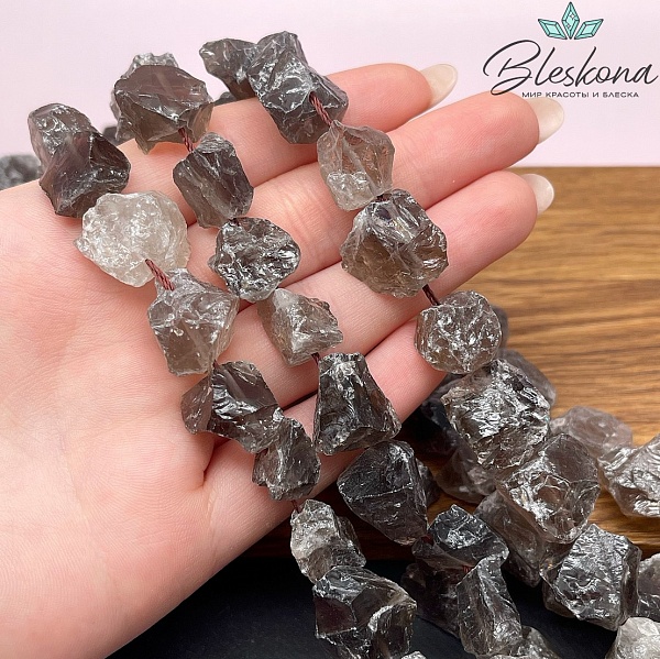 Раухтопаз куски (12-16)*(8-16) мм