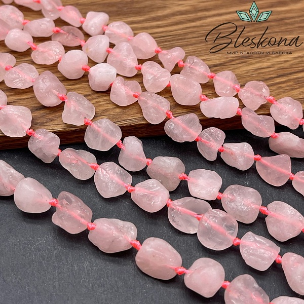 Розовый кварц куски 7-11 мм