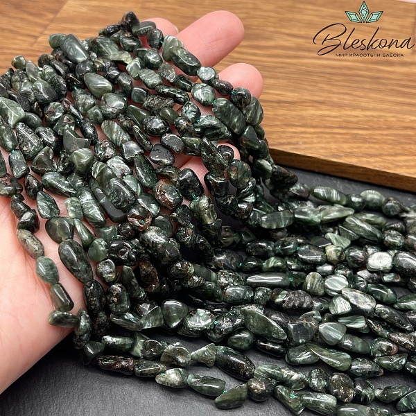 Серафинит галтовка (8-13)*(4-7) мм