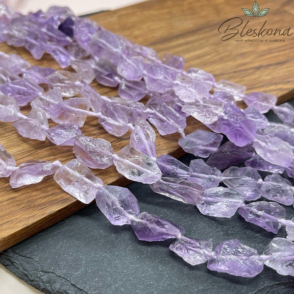 Аметист лавандовый куски 10-16 мм