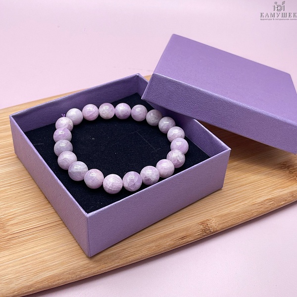 Коробка Сиреневая фактурная сетка 9*9*3см