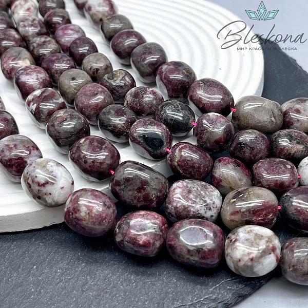 Лепидолит галтовка №2 (18-20)*(14-15) мм