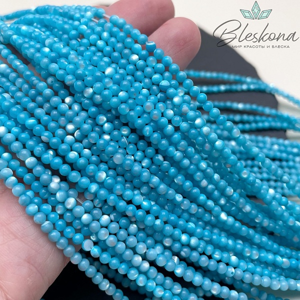Перламутр голубой 3 мм