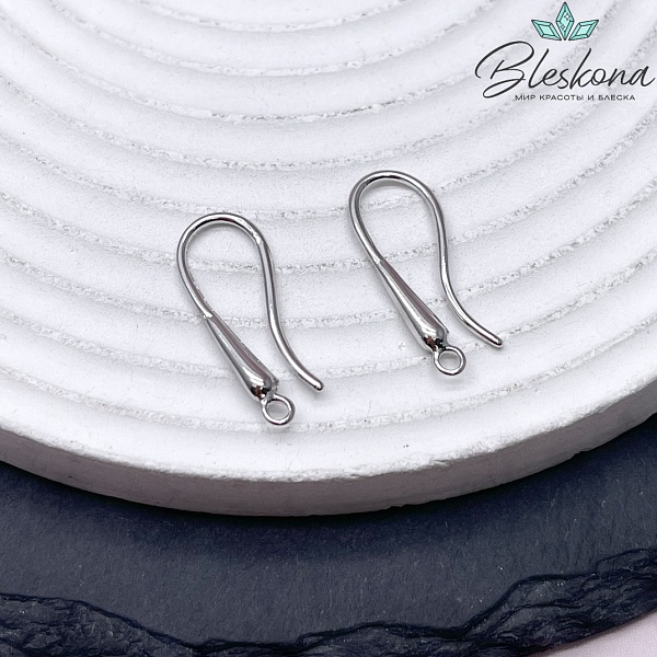 23*2,6 мм Цвет серебро, Швензы крючок гладкие