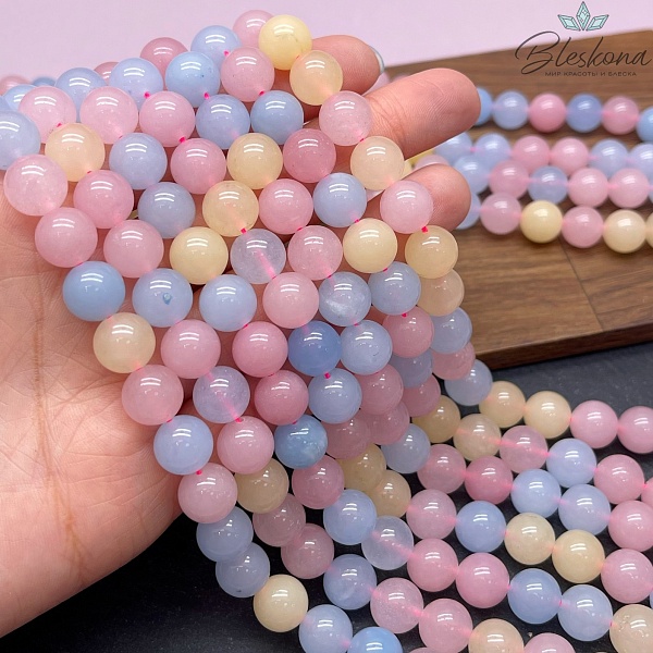 Кварц тонированный микс №2 8 мм