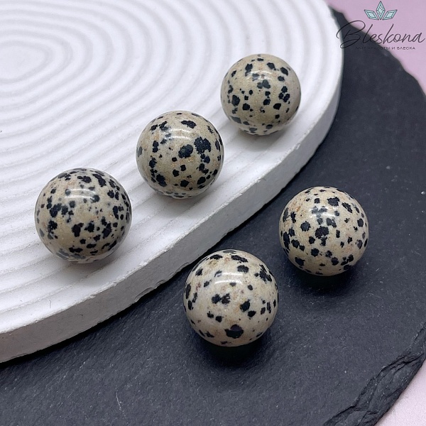 Яшма Далматиновая шар 19,5 мм