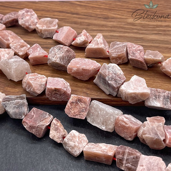  Кварц Клубничный куски (11-15)*(9-13) мм