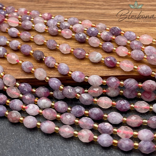 Турмалин рис огранка 8*6 мм