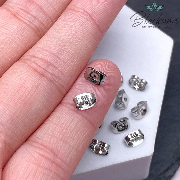 6*4,5мм Цвет серебро, Заглушки 