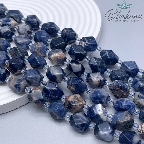 Содалит фриформ огранка (12-15)*(10-12) мм