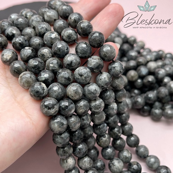 Ларвикит (Лабрадорит) огранка 10 мм