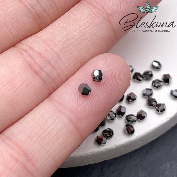 5000 Classic Bead 3 мм Crystal Silver Night уп.10шт.