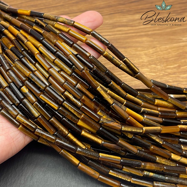 Тигровый глаз трубочки 13*4 мм 