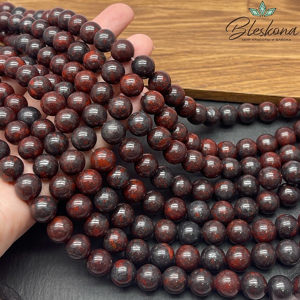 Кварц с включением гематита (Джеспилит) 10,5 мм