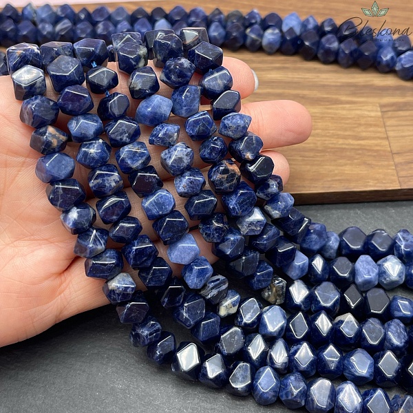 Содалит фриформ огранка (8-9)*9 мм