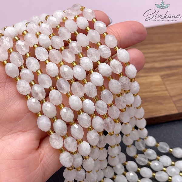 Лунный камень рис огранка 8*6 мм