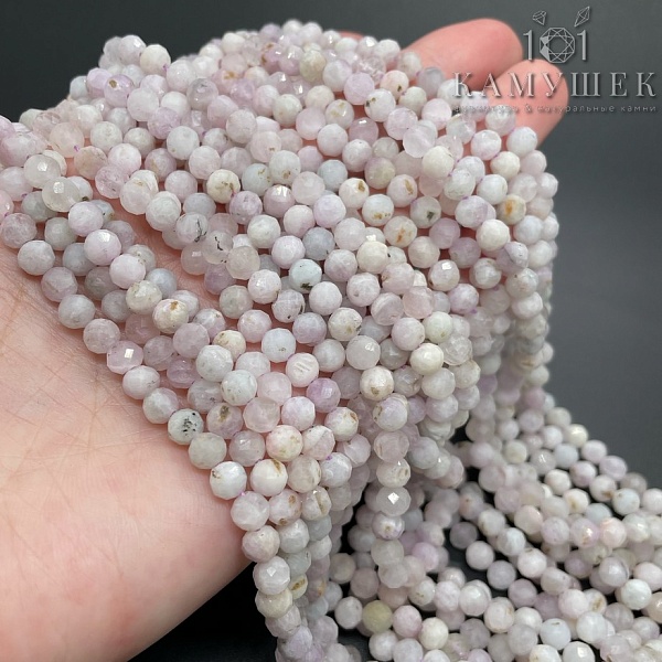 5,5 мм Кунцит микроогранка №1 (В-качество)