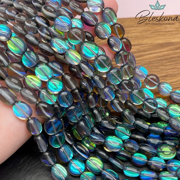 Опал серый фриформ (имитация) 11-13 мм