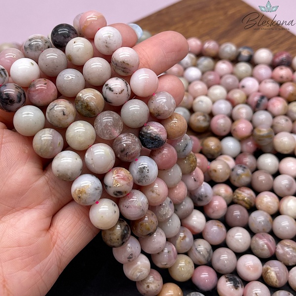 10,5 мм Опал розовый №4