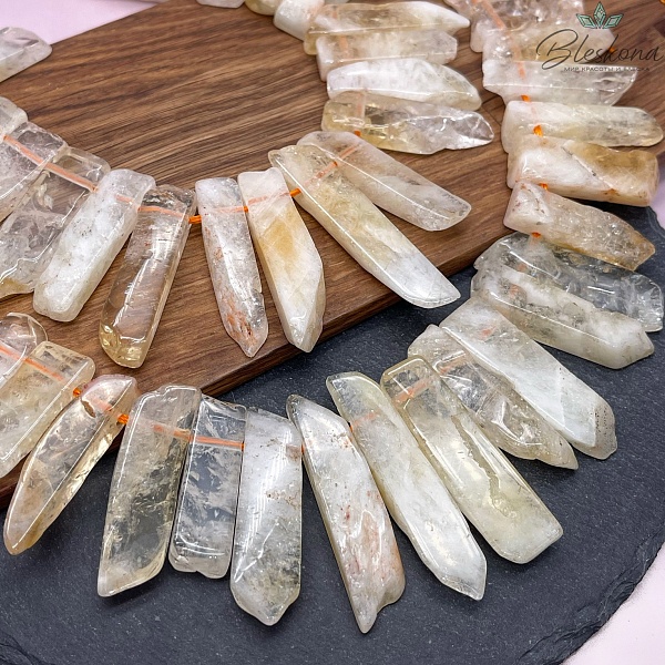 Цитрин бруски (20-45)*(10-12) мм