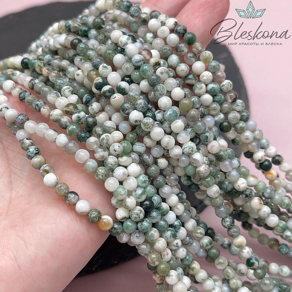 Агат древесный 4 мм