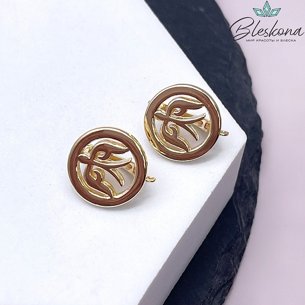 17*15 мм Цвет золото, Швензы Этно 