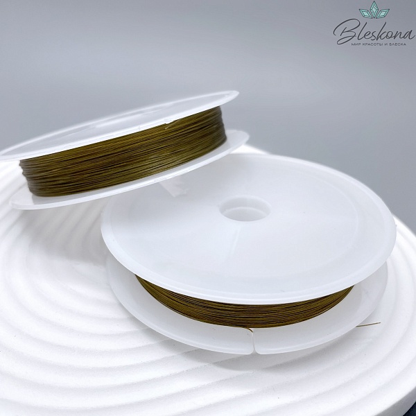 Тросик ювелирный Золото 0,3 мм