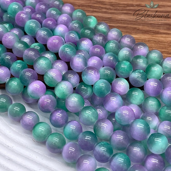 Селенит зелено-фиолетовый (тонированный) 10 мм 