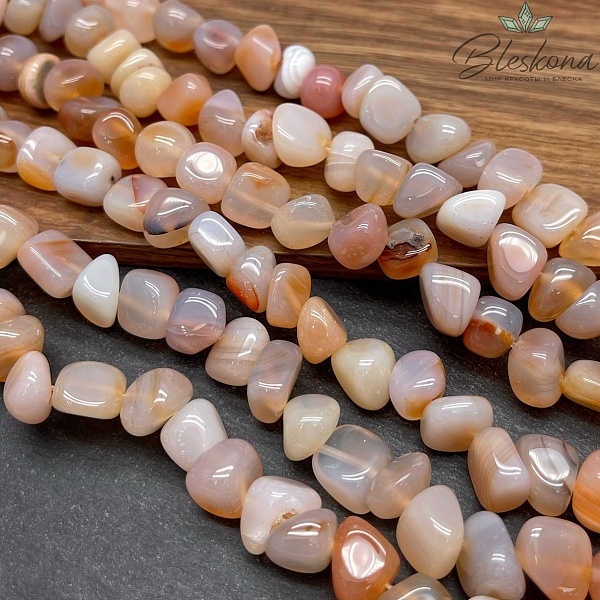 Агат галтовка фриформ (7-12)*(10-12) мм 