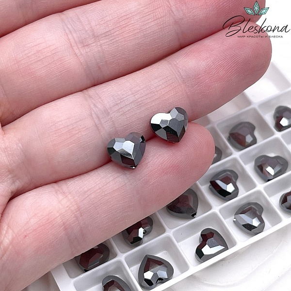 5741 Love Bead 8 мм Crystal Silver Night 2x (SINI2)