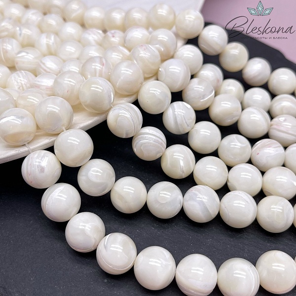 Перламутр белый 14 мм 