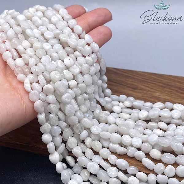 Лунный камень галтовка №2 6-8 мм