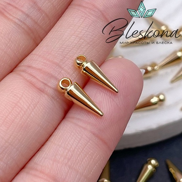 11,5*3,8 мм Цвет золото, Подвеска шип