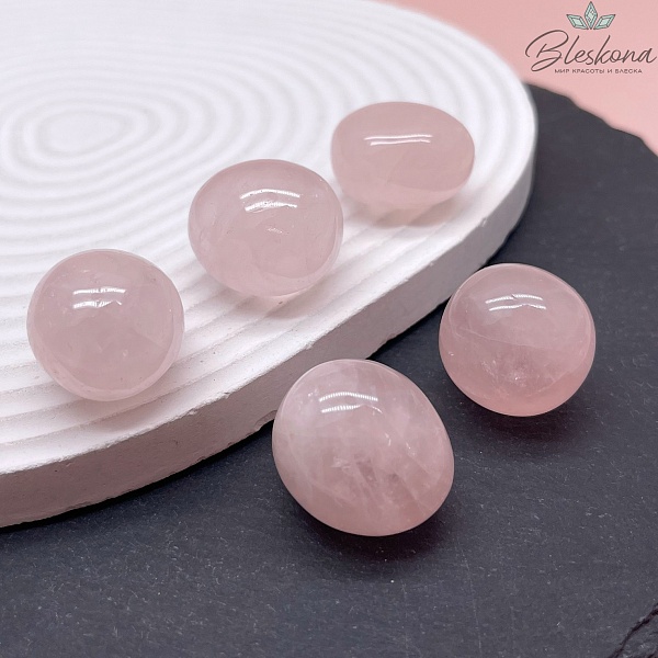 Розовый Кварц галтовка 20-24 мм