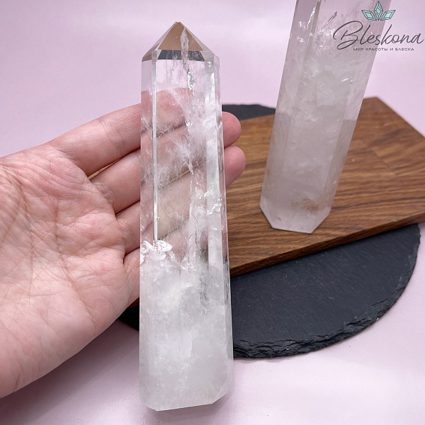 Горный хрусталь кристалл 40*145 мм 
