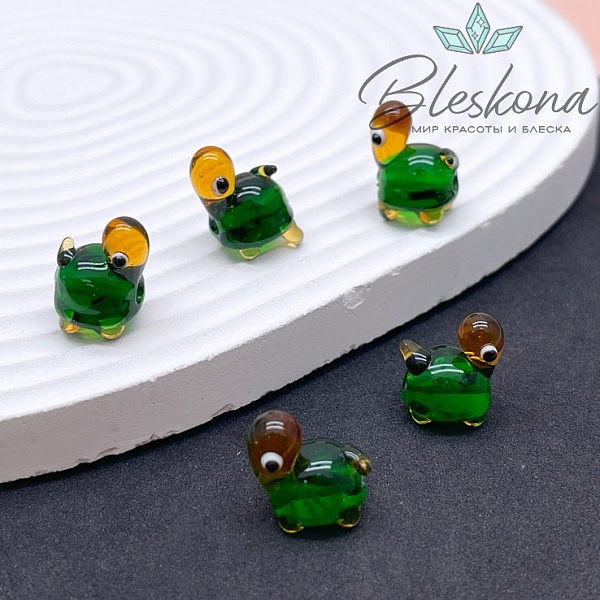 15*10 мм Бусина черепашка