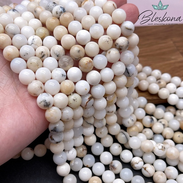 Опал дендритовый №3 8 мм